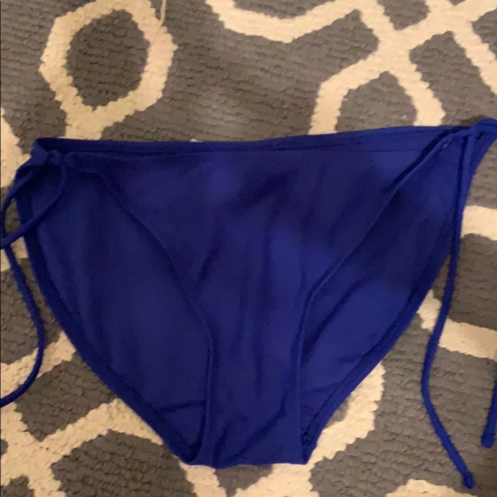 Blue swimsuit bottoms